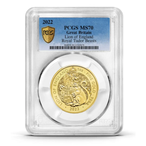 Tudor Beast Lion of England 2022 Gold Coin