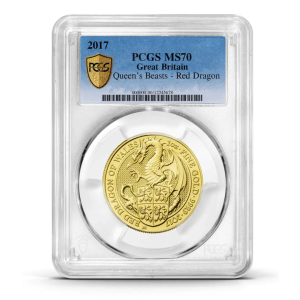 2017 Queen’s Beast Red Dragon – 1oz Gold Coin